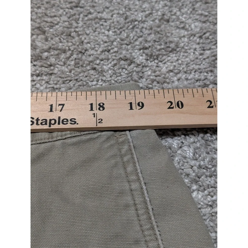 Columbia Pants Mens 40 Khaki Tan AM1142 Straight Leg Cotton Canvas Work Utility‎